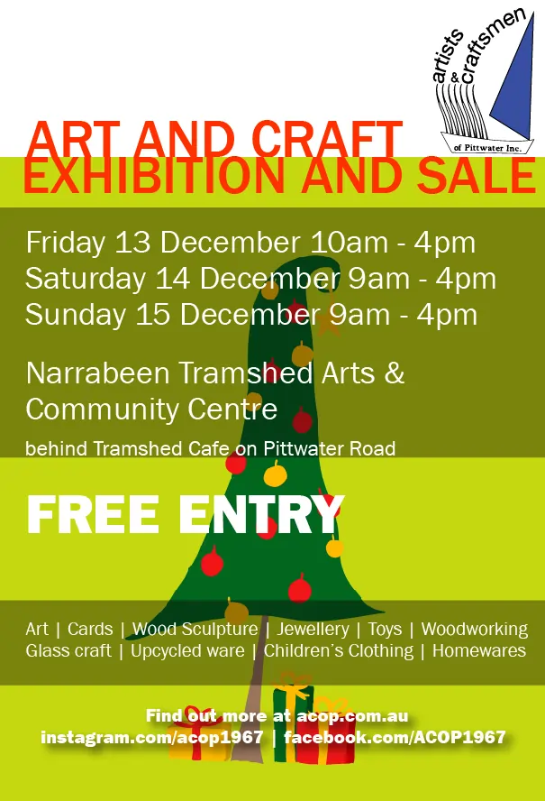 Christmas exhibition poster